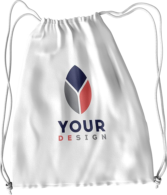 Personalised Sublimation Gym Sack Custom Image Drawstring Backpack