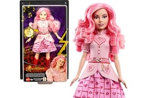 Mattel Disney Descendants: The Rise of Red Singing Bridget, Young Queen of Hearts Doll in Movie-Inspired Clothes, Sings “Shuffle of Love” in English