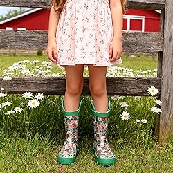 LANCDON Toddler Rain Boots for Boys and Girls