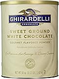 Ghirardelli Sweet Ground White Chocolate Flavor Powder, 3.12 lbs.