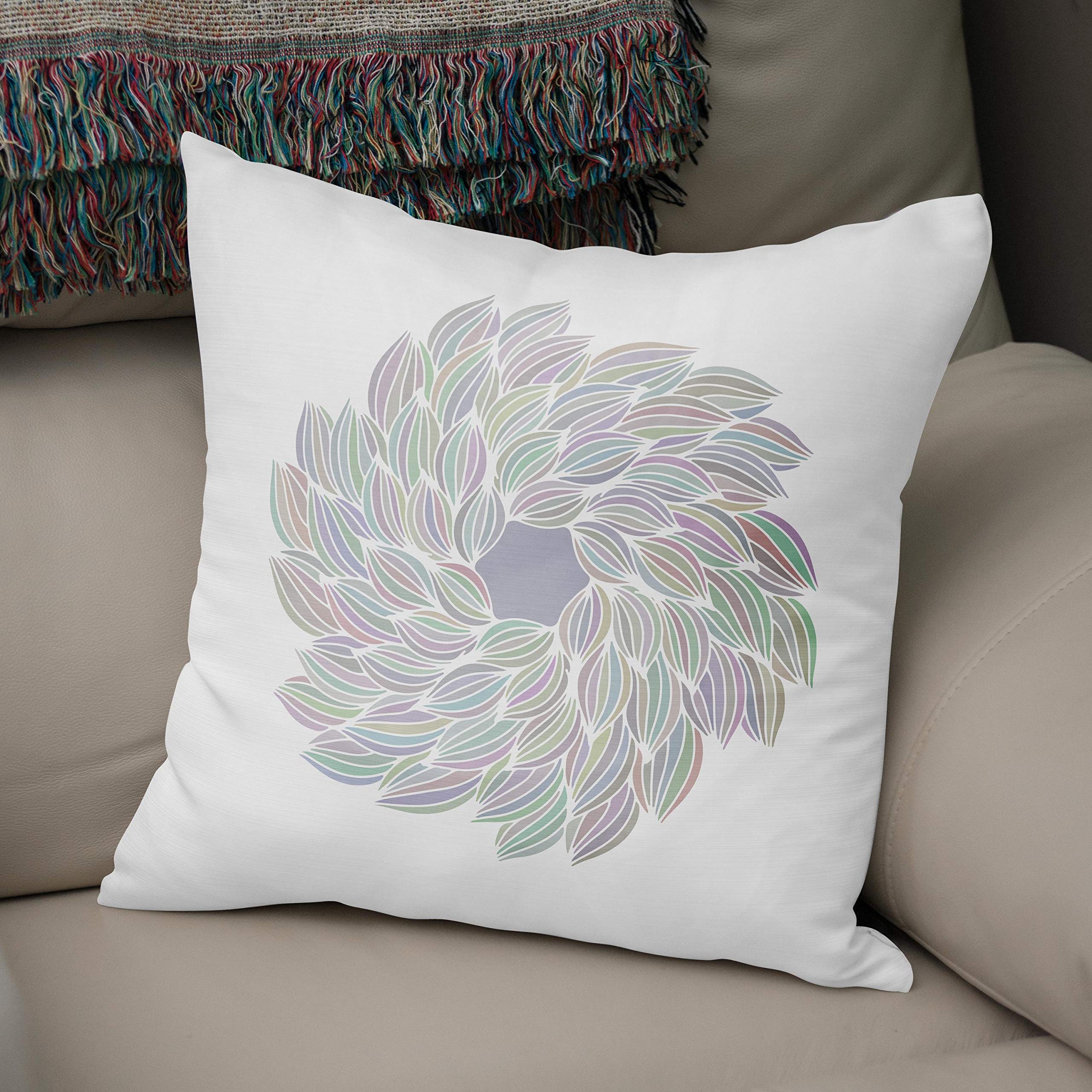 Bonamaison, Decorative Cushion Cover - 50% Cotton 50% Polyester - 43x43cm - Designed and Manufactured in Turkey