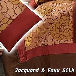 Stratford Park Red/Brown Comforter Sets King