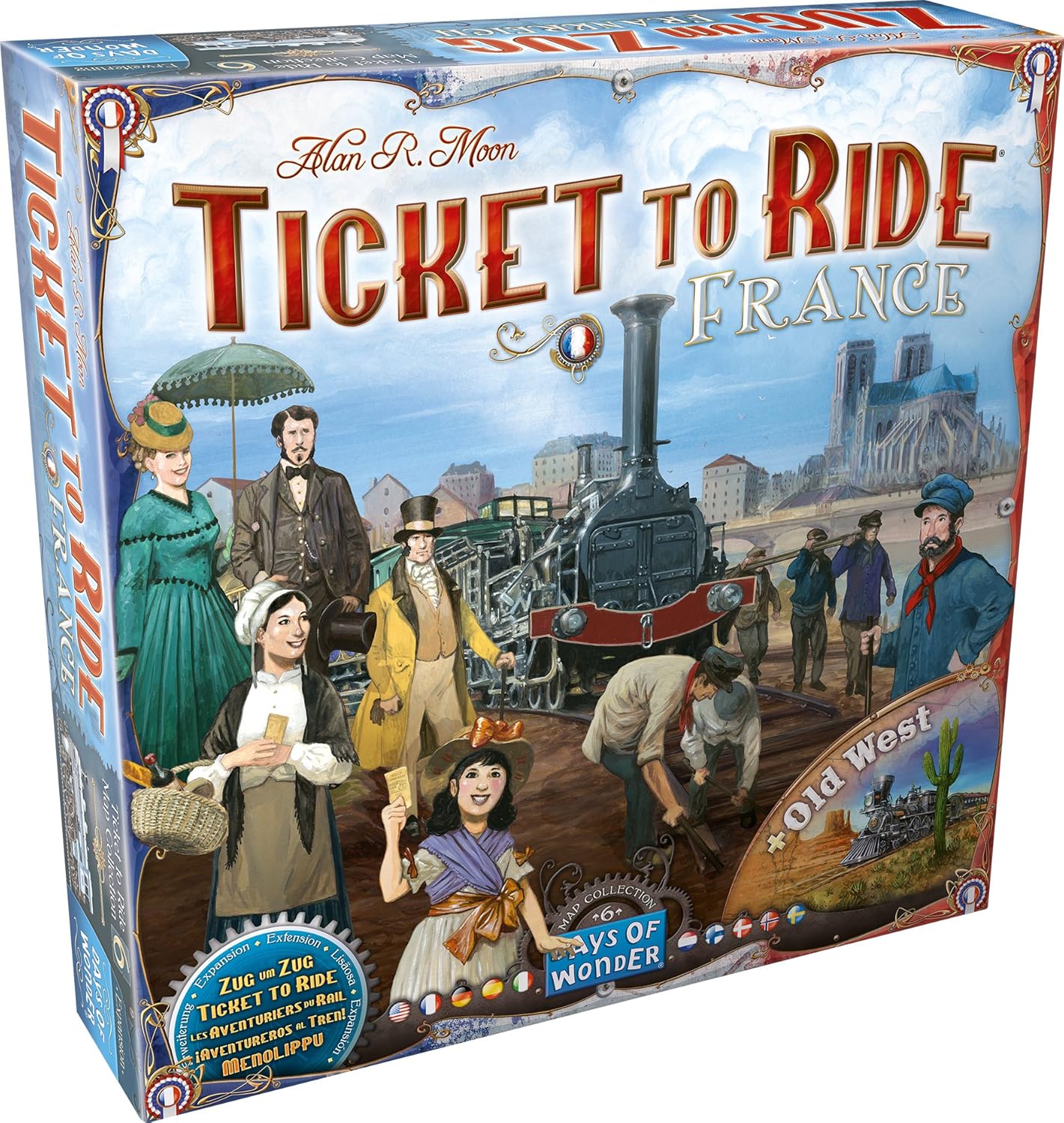 Ticket to Ride: France and Old West Map Collection Six