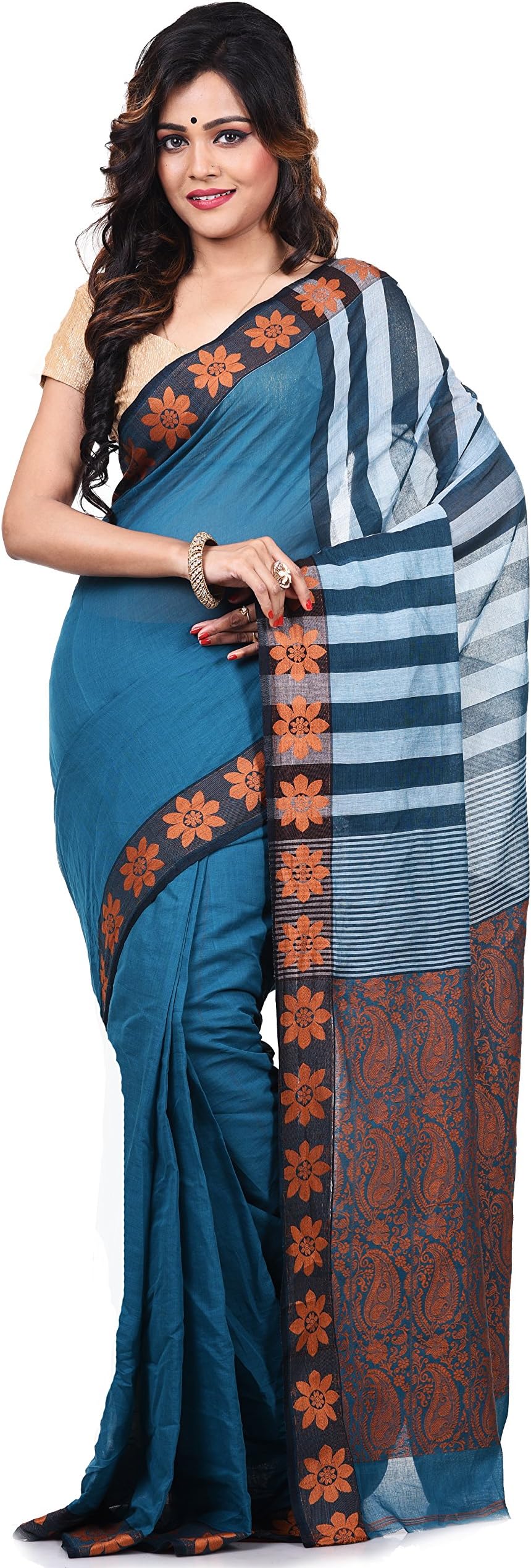 Bengal Handloom Saree Women's Pure Cotton
