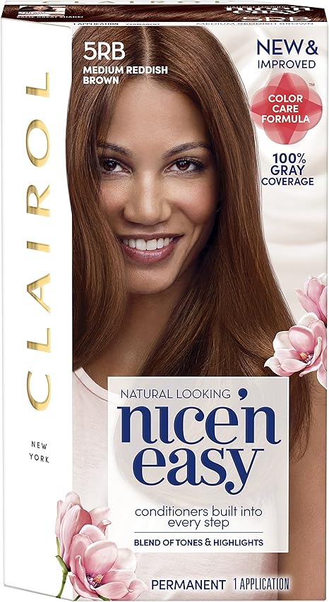 Clairol Nice N Easy Permanent Hair Color 5rb Medium Reddish