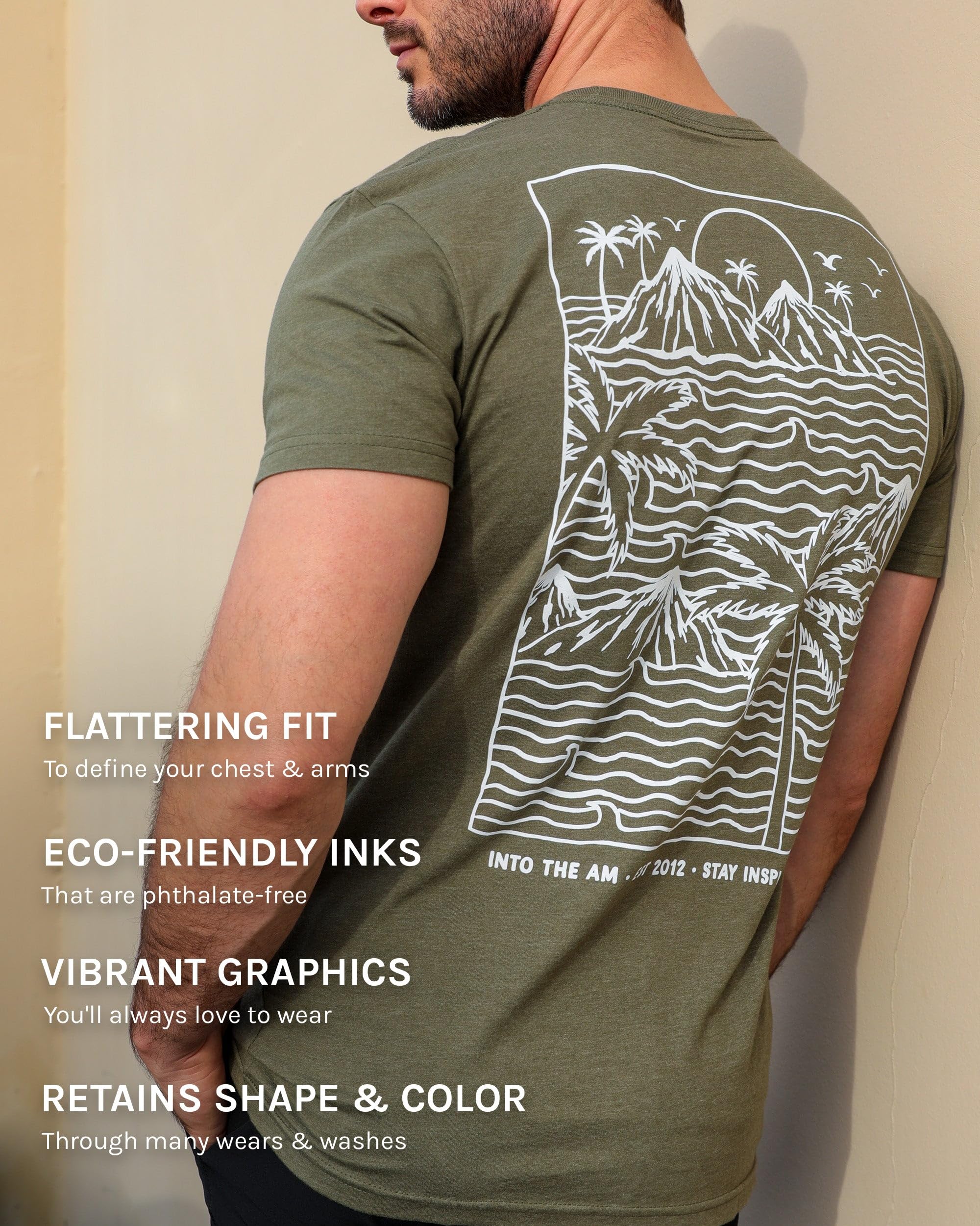 INTO THE AM Cool Graphic T-Shirts for Men S - 4XL Premium Quality Unique Graphic Art Tees