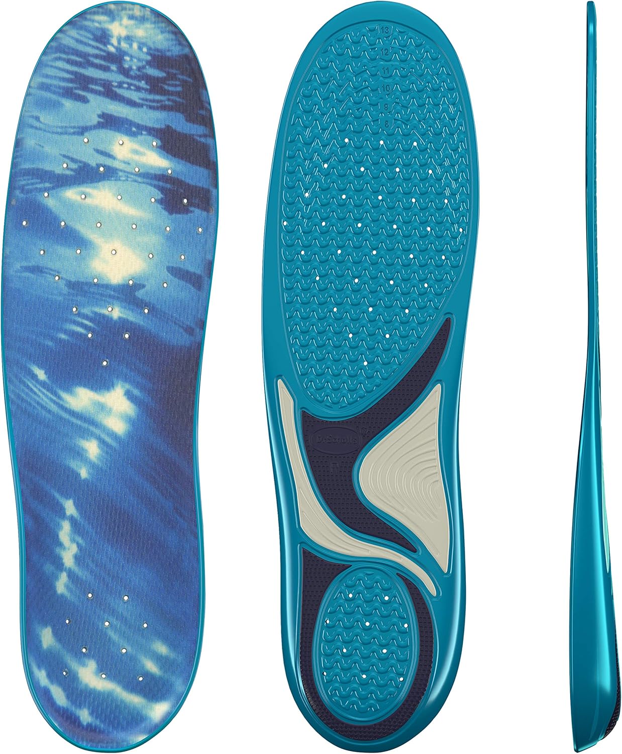 Dr. Scholl’s Comfort and Energy Memory Fit Insoles for Men, 1 Pair, Size 8-14: Health & Personal Care