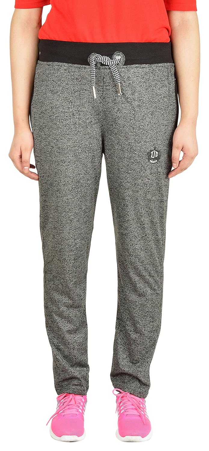 trinity women's loose fit fancy fabric lower track pants pajama