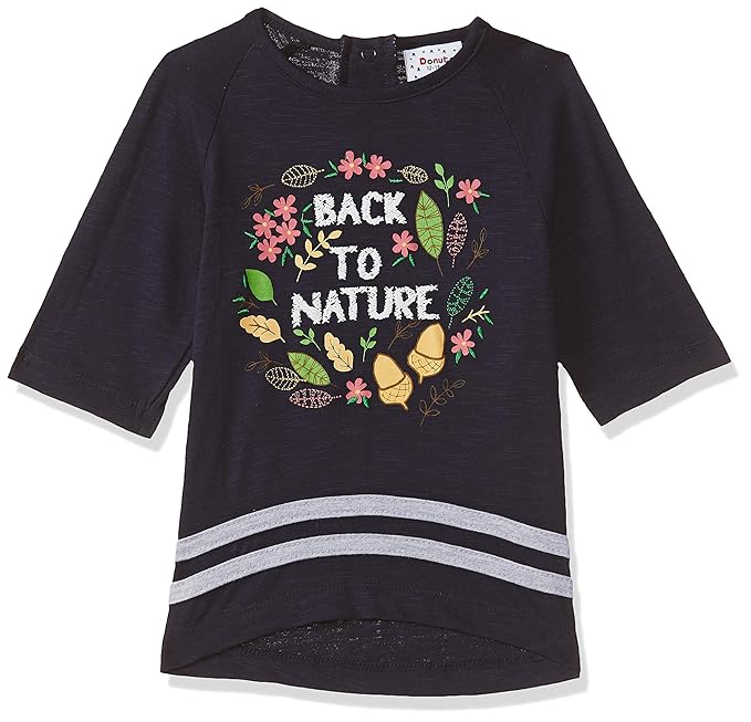 Baby Girls Plain Regular Fit T-Shirt