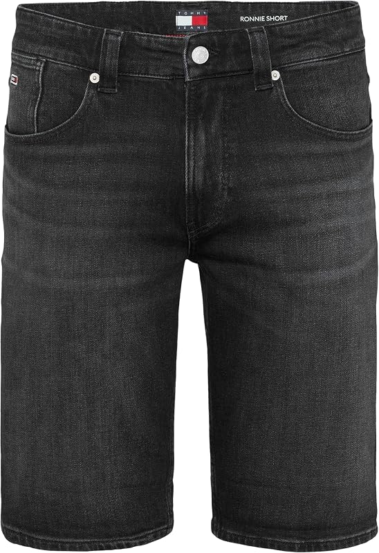 Short en Denim Homme Ronnie Large, Noir (Denim Black), 29W