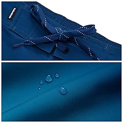 Rokka&Rolla Men's 4-Way Stretch Swim Trunks