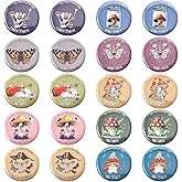 Inbagi 200 Pcs Pronoun Pins Bulk Lgbtq Gender Identity Badges Pin She Her He Him They Them Button Multiple Colors Round Pronoun Back Button for Pride Shirts Clothes Backpacks