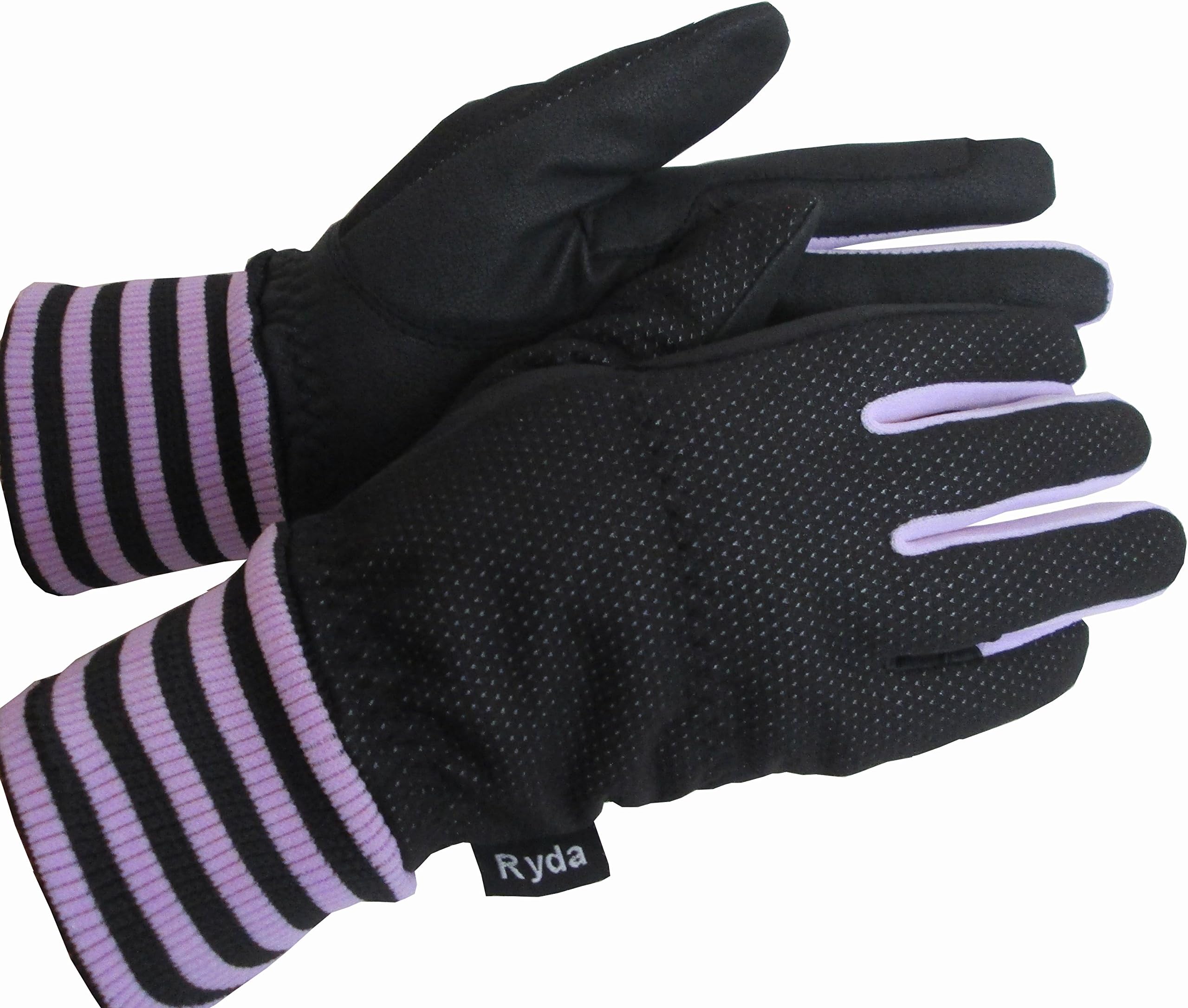 Ryda Childrens Lined Thermal Winter Horse Riding Gloves Windproof 3 Sizes New