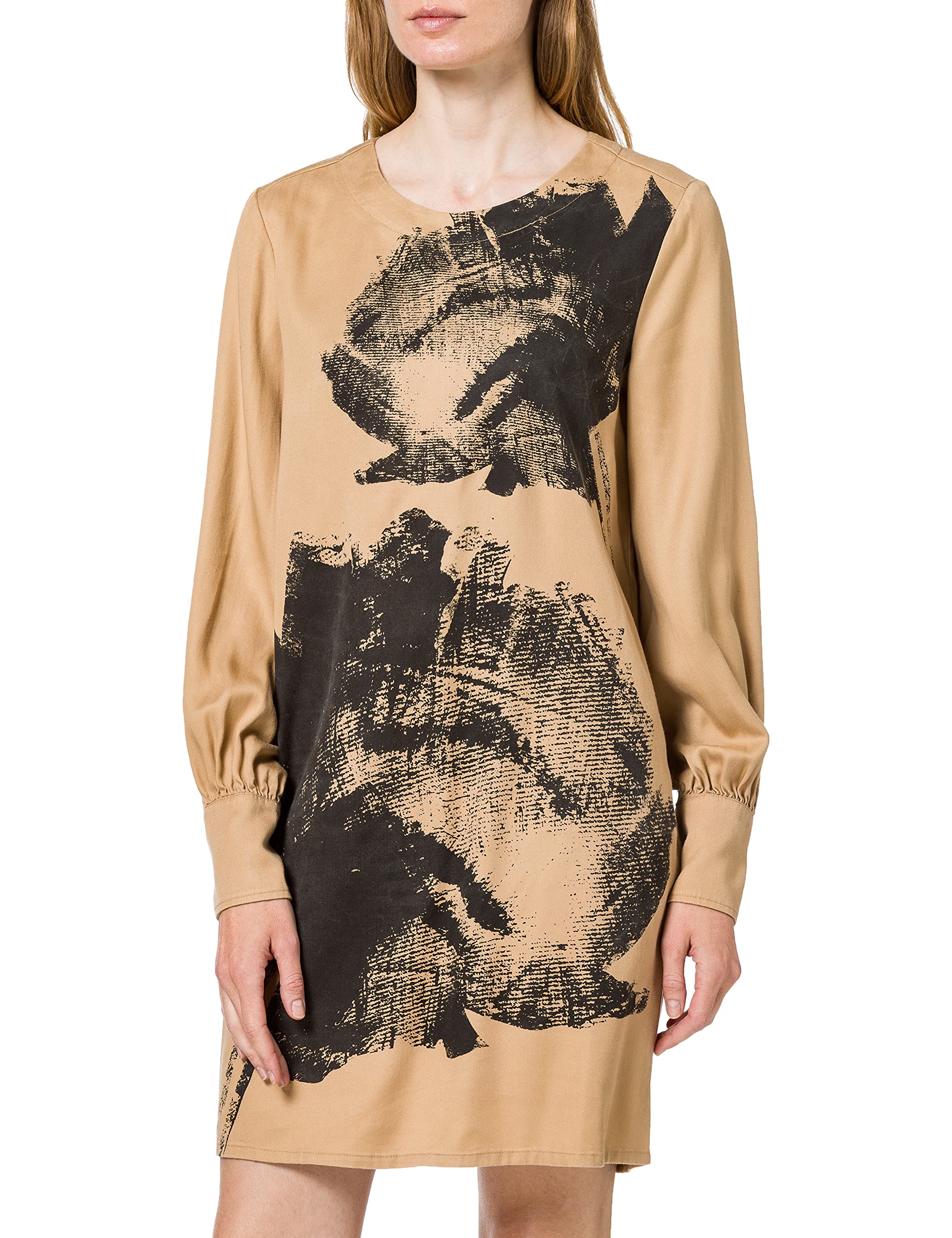 United Colors of Benetton (Z6ERJ) Women's Vestito 4FDP5VCA3 Dress, Beige 394, S