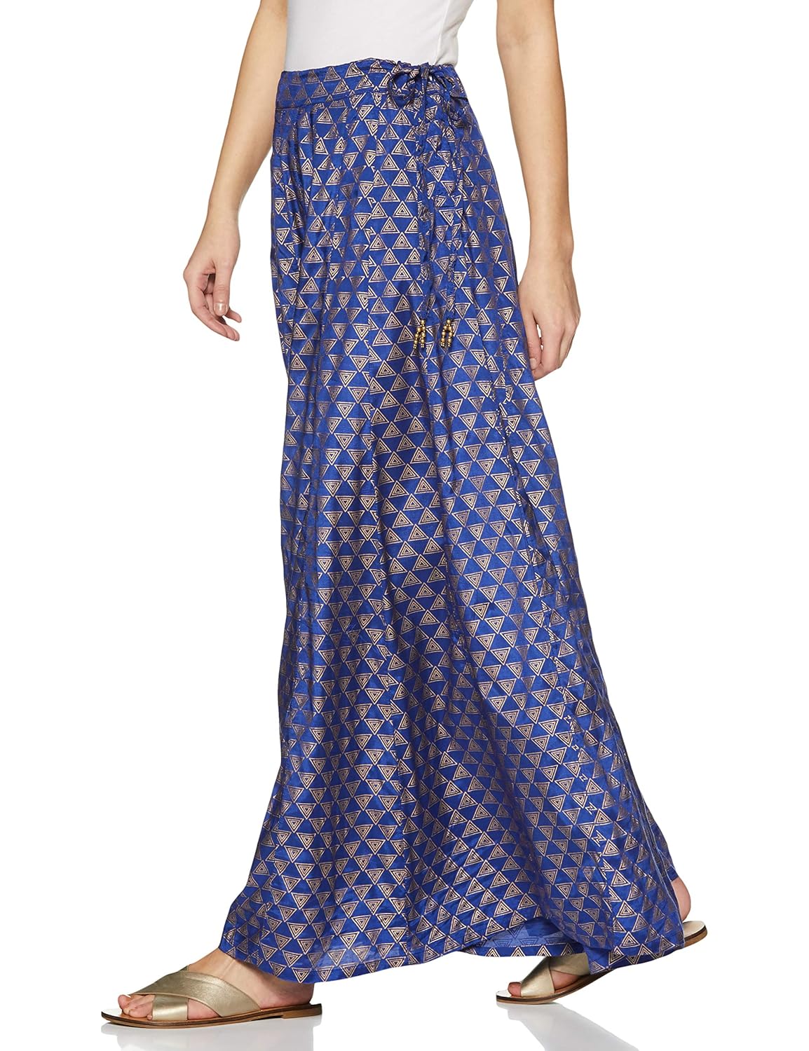 indigo women's synthetic palazzo bottom