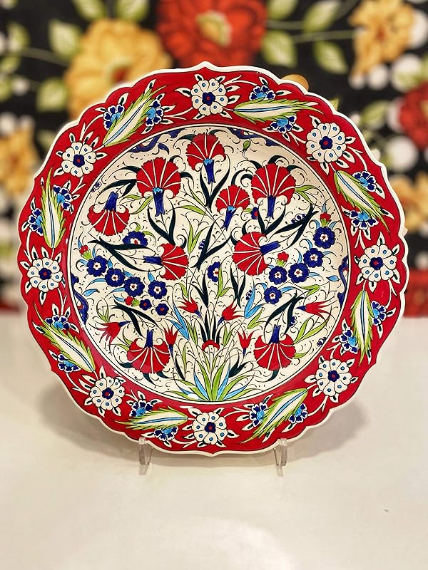 Traditional Turkish Tile Plate 12