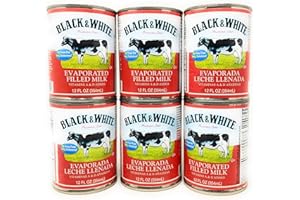 BLACK AND WHITE Black & White Evaporated Filled Milk 12fl.oz, 6 Pack