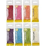 Wilton Rainbow Jimmies Sprinkles Dessert Decorating Set, 8-Piece