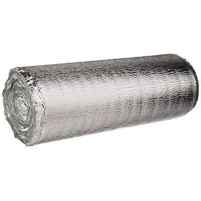 Buy قسط الحرارة العاكسة لفه العزل 24 س 50 العاكسة لفه ألومنيوم العزل مع رغوة للجدران Attics مجاري الهواء والنوافذ ومشعات التكييف والمرائب Online In Qatar B07pgjv5zn