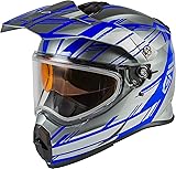 GMAX G2211697 Helmets, Silver/Blue, X-Large