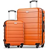 Suitour Luggage Sets 2 Piece with Spinner Wheels,Hard Shell 20 Carry on Suitcase and 28 inch Luggage with Spinner Wheels Suitcase Set with TSA Lock(20in/28in)