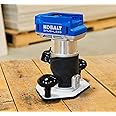 Woodhaven 8391 Trim/Compact/Palm Router Baseplate w/ 2" Bit Hole for KOBALT 24V Router Durable Solid White Phenolic, w/Hardware Made in the USA