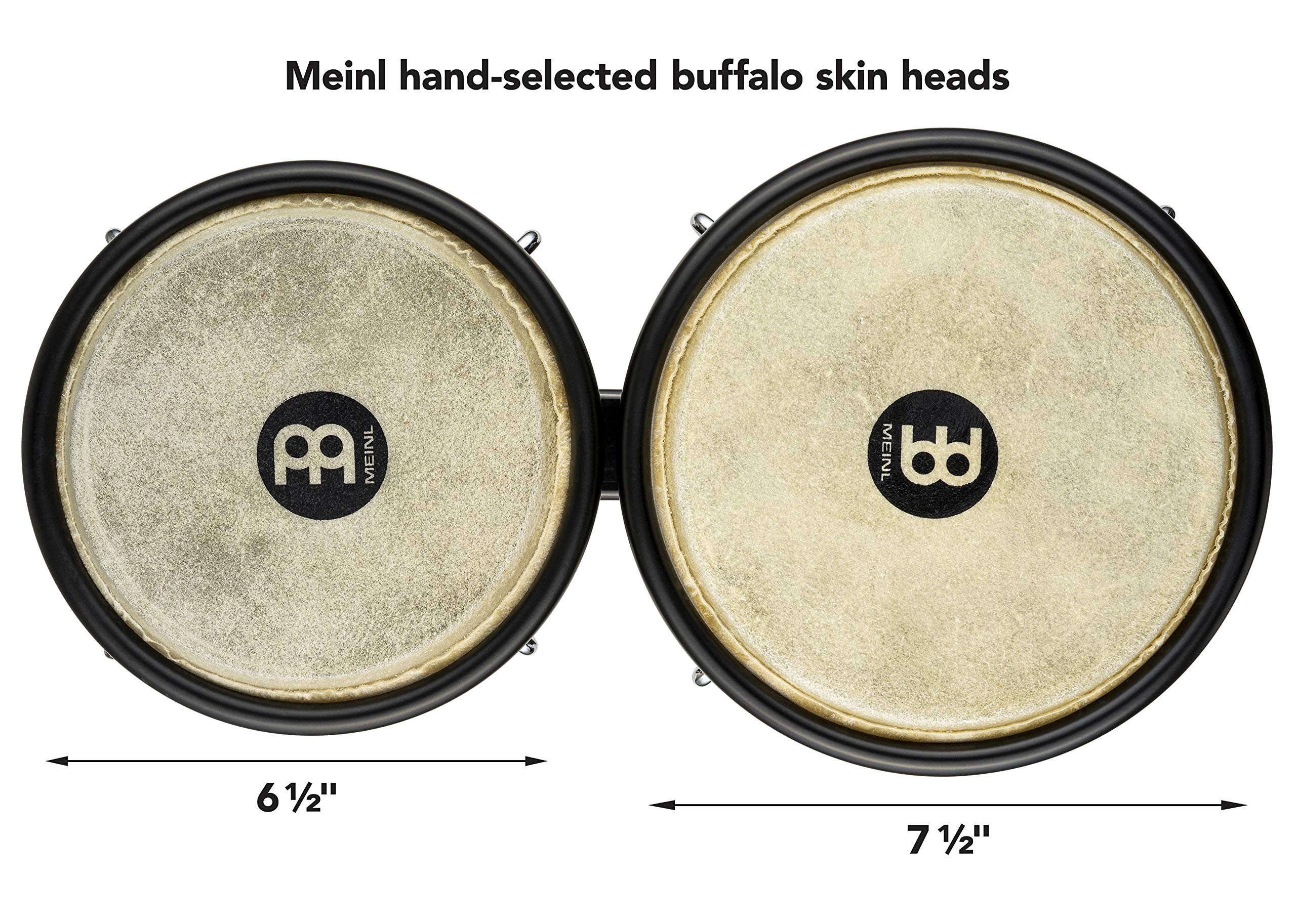 Meinl Bongos with Durable Synthetic Allweather Shells — NOT MADE IN