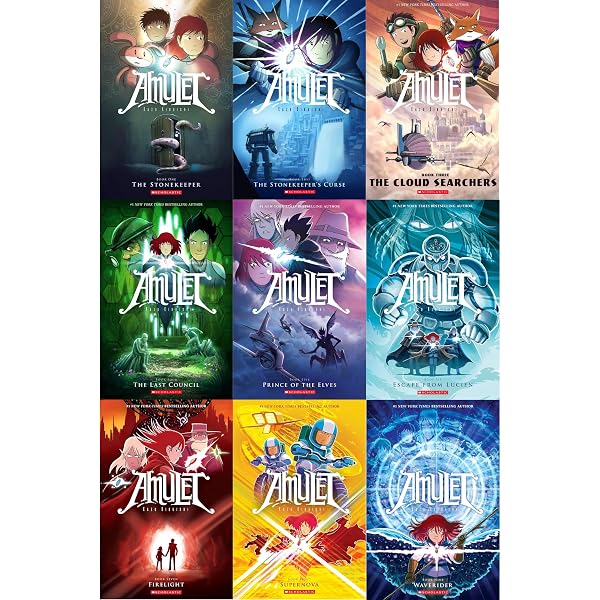 Amazon.com: Amulet Box Set: Books #1-7: 9781338045642: Kibuishi