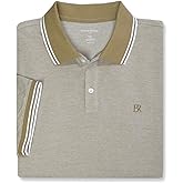 Banana Republic Mens 748801 Regular Fit Pique Mesh Tipped Organic Cotton Monogram Polo Shirt