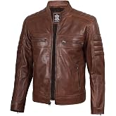 Decrum Real Lambskin Mens Leather Jacket