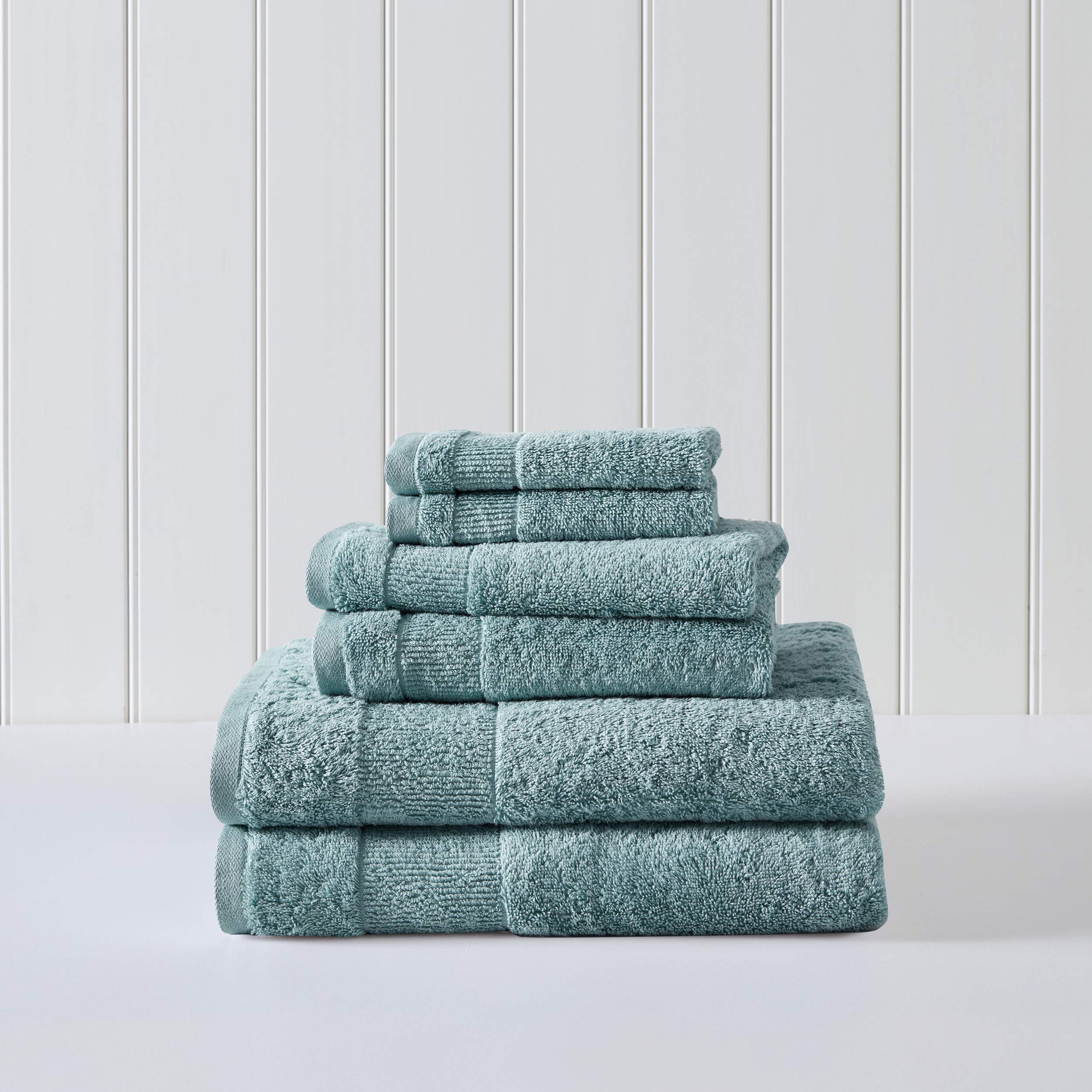 Photo 1 of Tommy Bahama- Bath Towels, Absorbent & Fade Resistant Cotton Towel Set, Fashionable Bathroom Decor (Island Retreat Beige, 6 Piece)