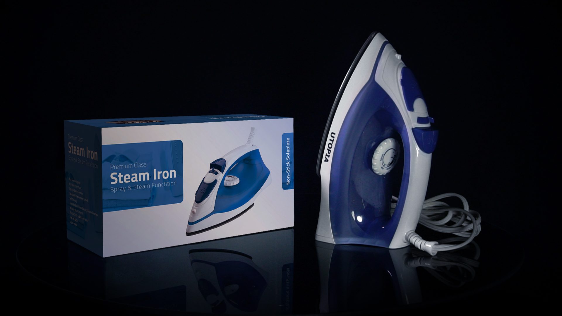 6 Utopia+Home+Steam+Nonstick+Soleplate