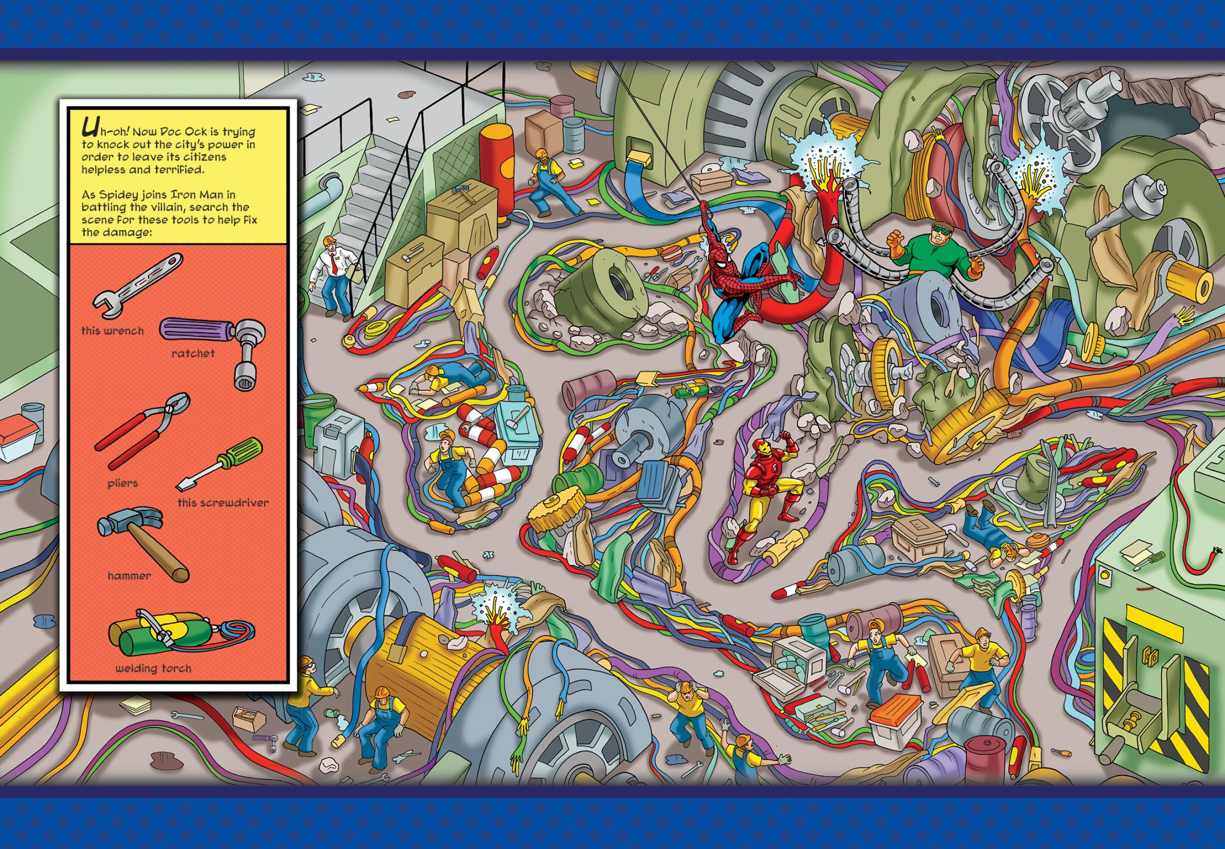 Marvel Spider-man, Avengers, Guardians of the Galaxy, and More! - 3D Look and Find Activity Book! - Iron Man 3D Glasses Included! - PI Kids Marvel Spider-man, Avengers, Guardians of the Galaxy, and More! - 3D Look and Find Activity Book! - Iron Man 3D Glasses Included! - PI Kids Hardcover