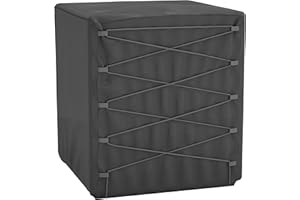 AC COAT Air Conditioner Cover For Outside Units - Central AC Unit Covers Outdoor - Winter Condenser Cover - Dual Shoelace Drawstring For Snug Fit