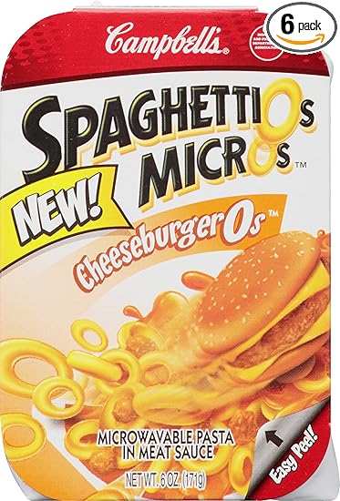 spaghettio de microondas Pasta, 6 onzas (Paquete de 6 ...