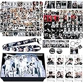 KPOPBP Giant Album Gift box, 55 PCS Photocards Set, KPOP Cards, Lanyards, Stickers, Keychain, Gift for SKZ Boys and Girls