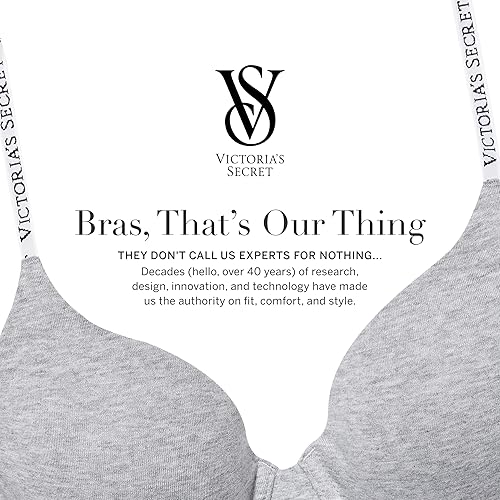 Victoria's Secret Cotton Push Up Perfect Shape T Shirt Bra, Full