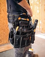 ToughBuilt Master Electrician Pouch with Shoulder Strap - Black - 25 Pockets view 3