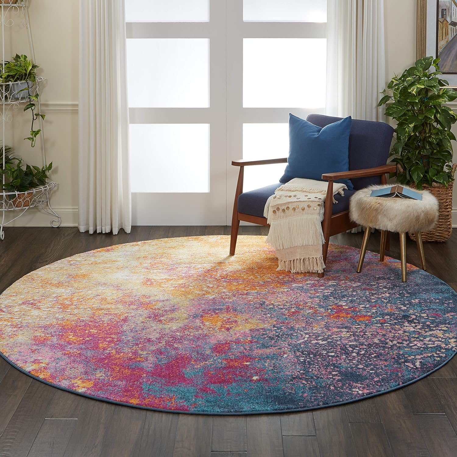 Best round living room area rug