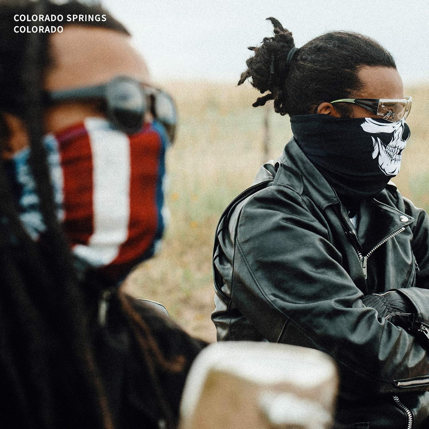 Skull Outdoor Motorcycle Mask By Indie Ridge - Ski Snowboard Mask Seamless Headwear: Automotive