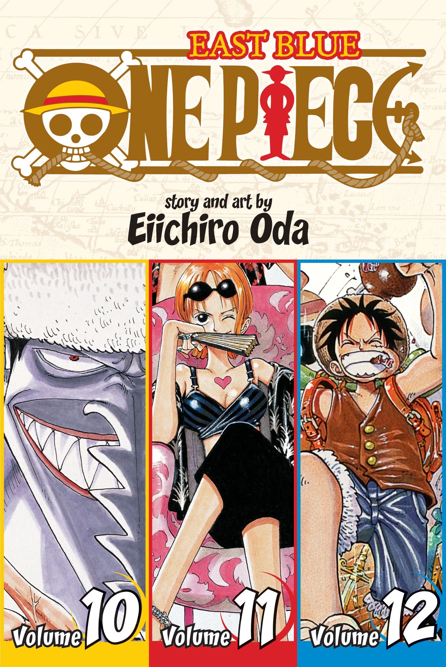 Amazon Com One Piece East Blue 10 11 12 Oda Eiichiro Books