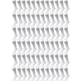 Winterlace Unisex Cotton Crew Socks (72-Pack)
