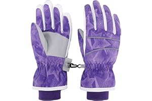 LULLABY KIDS Cotton Kid's Windproof Waterproof Snow Ski Gloves