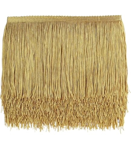 Stretch Chainette Fringe Trim - 4 Inch Black Polyester Fringe For Costumes & Decor