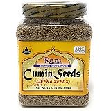 Rani Cumin Seeds Whole (Jeera) Spice 16oz (454g) 1lb PET Jar ~ All Natural | Gluten Friendly | NON-GMO | Vegan | Indian Origi
