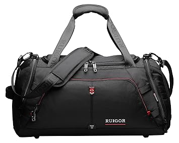 Ruigor Motion 07 Multifunktionaler Reisetasche 32l wasserdichte Sporttasche mit Schufach und verstellbaren Schulterband