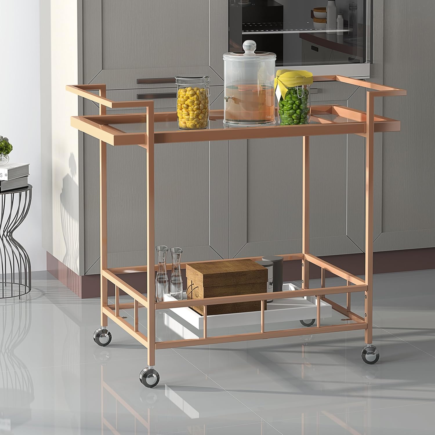 Best Kitchen Cart Rose Gold