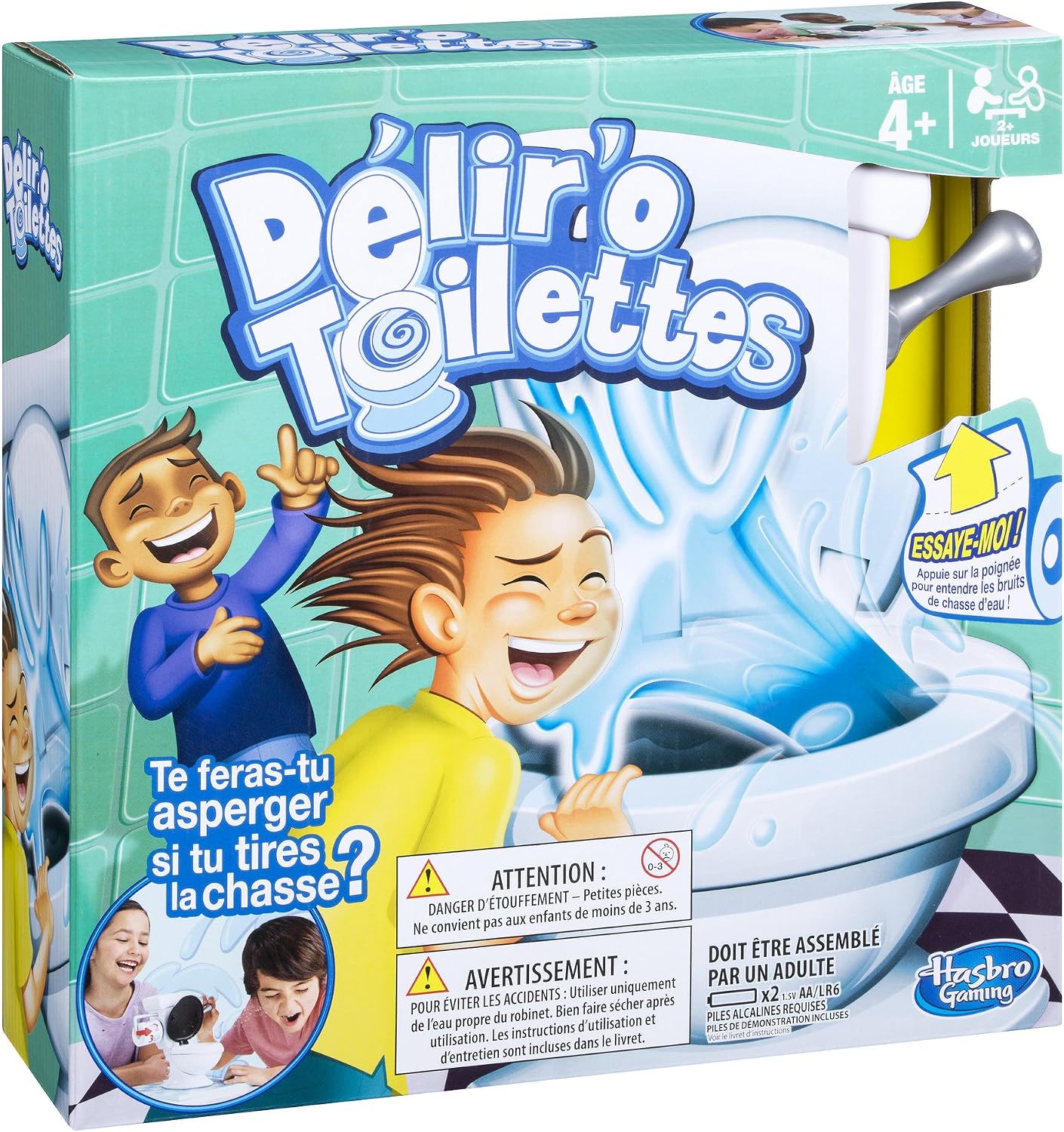 Hasbro Gaming Delir'O C04471010 Toilet, Nope