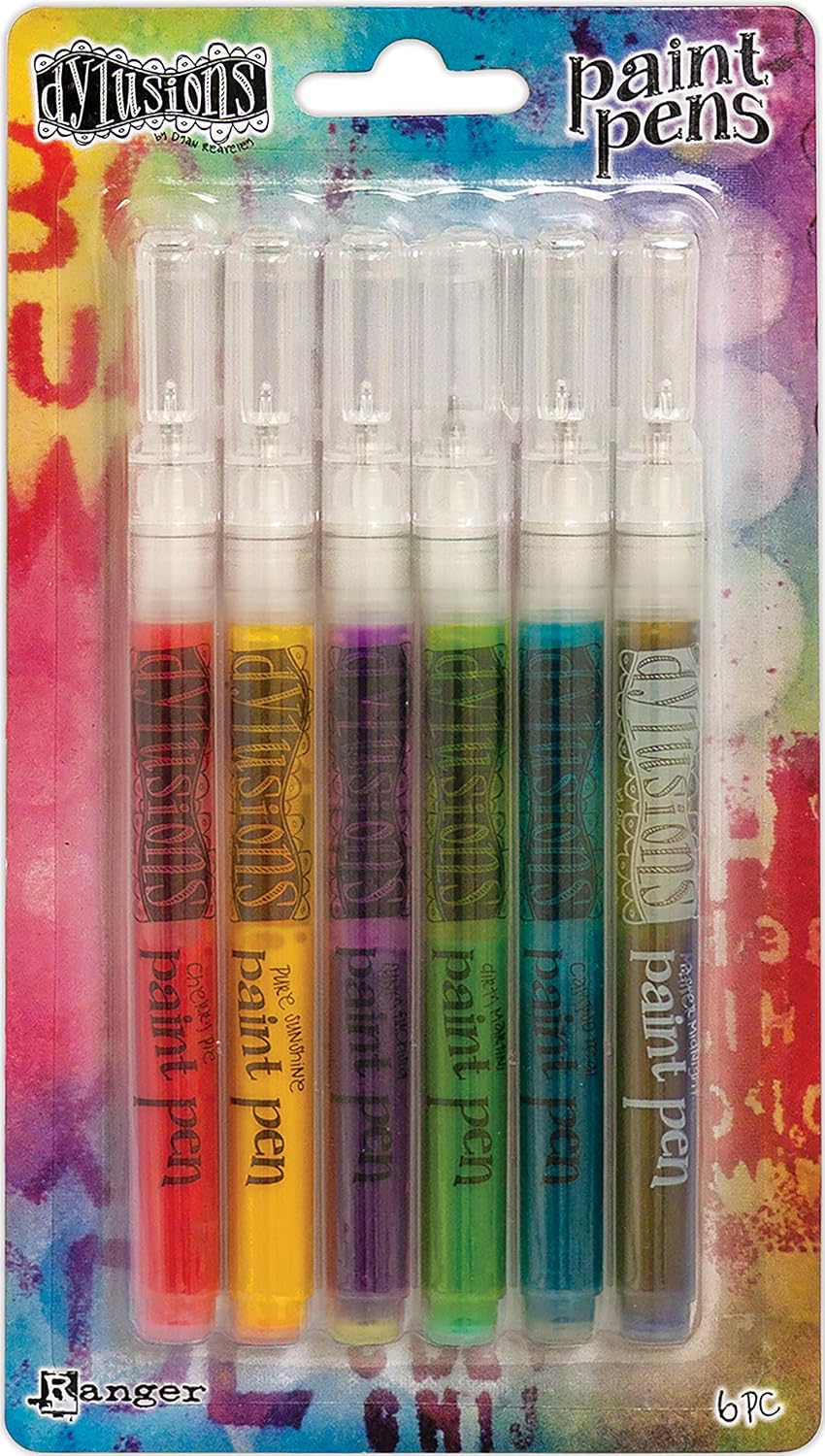 Ranger Number 3 Dylusions Paint Pens, Synthetic Material, Multi-Colour, 18.8 x 10.6 x 1.5 cm