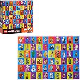 LEGO&reg; Minifigures Collage Puzzle (500 pcs) | 21.25 x 15 inches, Family Jigsaw Puzzle with Poster, LEGO&reg; Fan Gift for Kids and Adults, Ages 8+